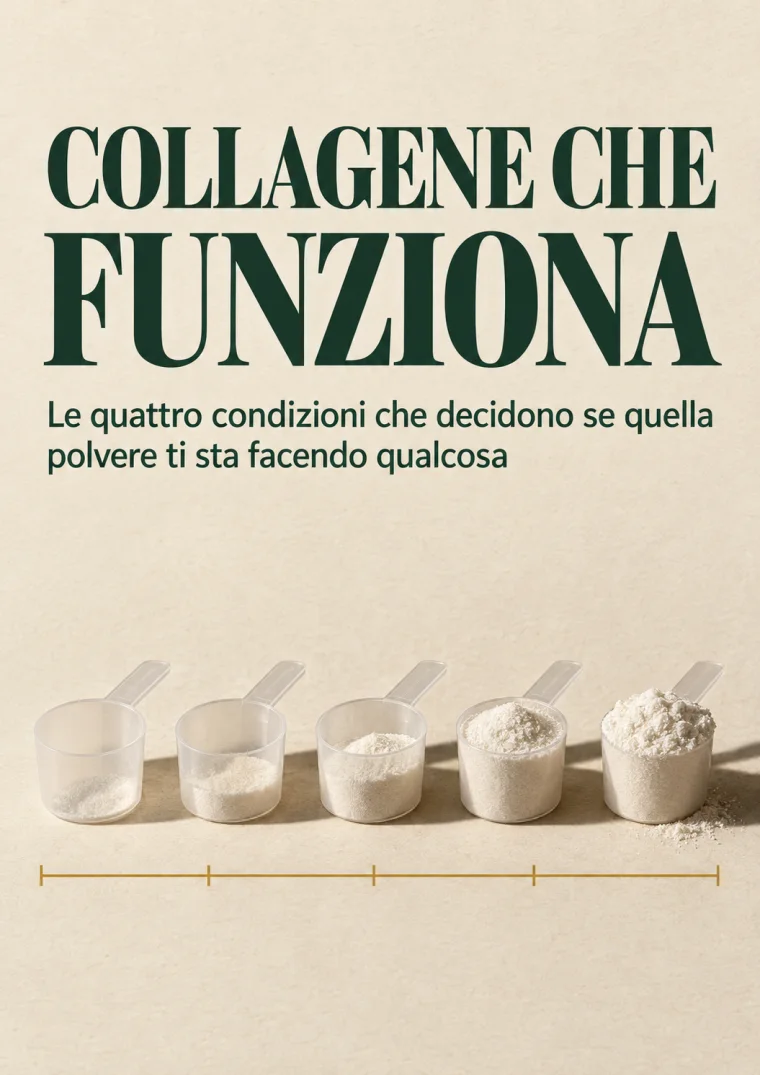La copertina della guida Collagene Che Funziona